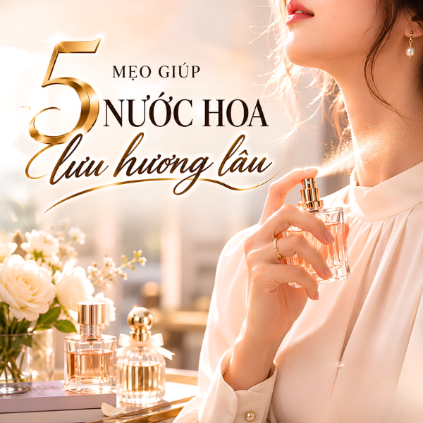 5 mẹo giúp nước hoa lưu hương lâu suốt cả ngày